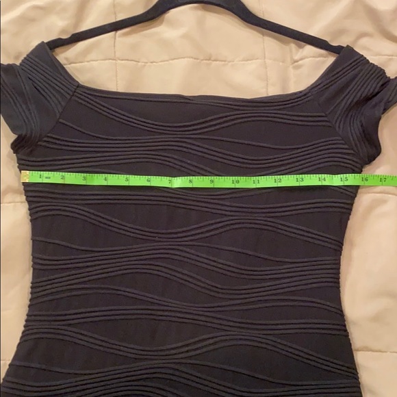 WET SEAL Large fitted lined stretchy black dress - Picture 5 of 11